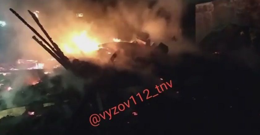 Под Казанью на месте будущей дороги-дублера Горьковского шоссе сгорел дом