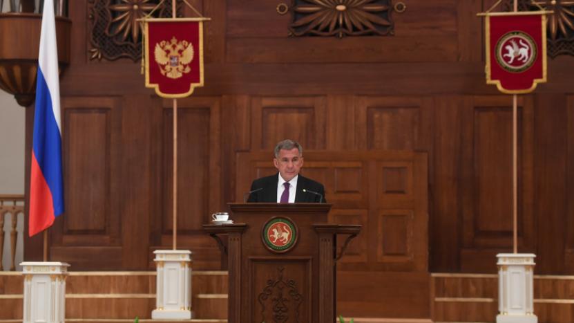 24 сентября президент Татарстана выступит с ежегодным посланием парламенту