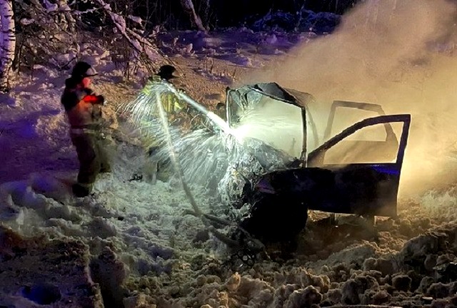 Водитель «Лады» и пассажир Lexus скончались в жестком ДТП на трассе в Татарстане