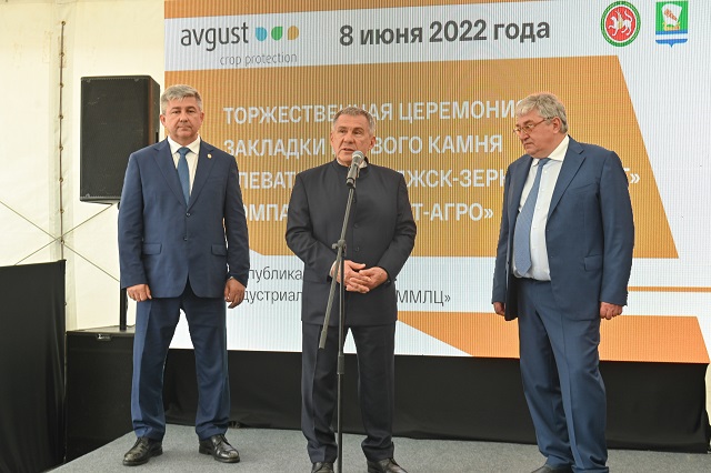 Минниханов дал старт строительству элеватора за 2,4 млрд рублей – видео