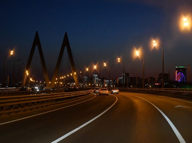В Казани планируют подсветить букву «М» на мосту «Миллениум»