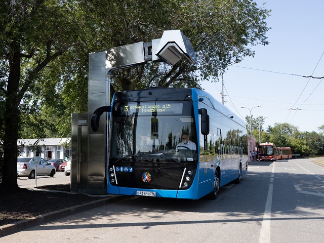 В Казани первый электробус за две недели перевез почти 5000 пассажиров