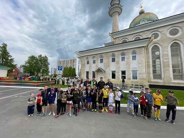 Турнир по детскому и юношескому футболу впервые состоялся в казанской мечети «Ахмадзаки»