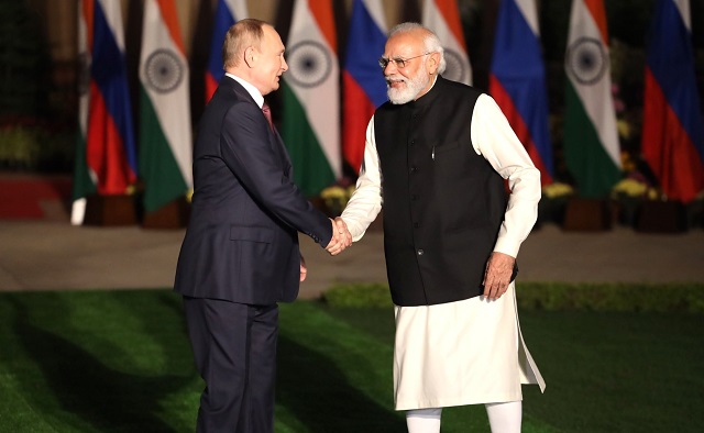 Путин поздравил лидера Индии с 75-летием провозглашения независимости республики