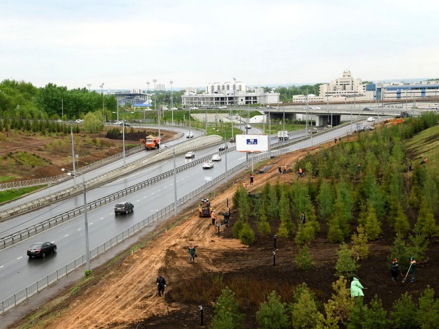 В Казани ограничение движения по Аметьевской магистрали продлили до августа 2023 года