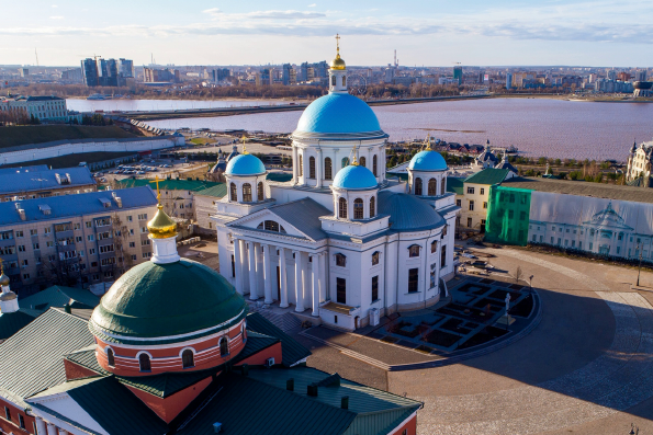Прямая трансляция на ТНВ: Великое освящение воссозданного Казанского собора