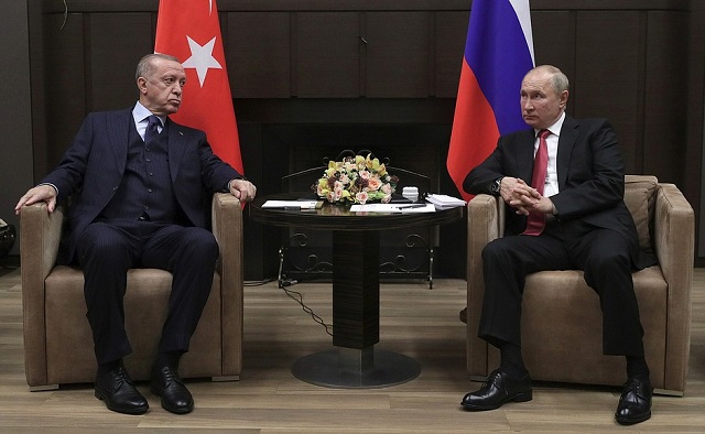 Путин и Эрдоган отметили необходимость полностью вытеснить террористов из Идлиба