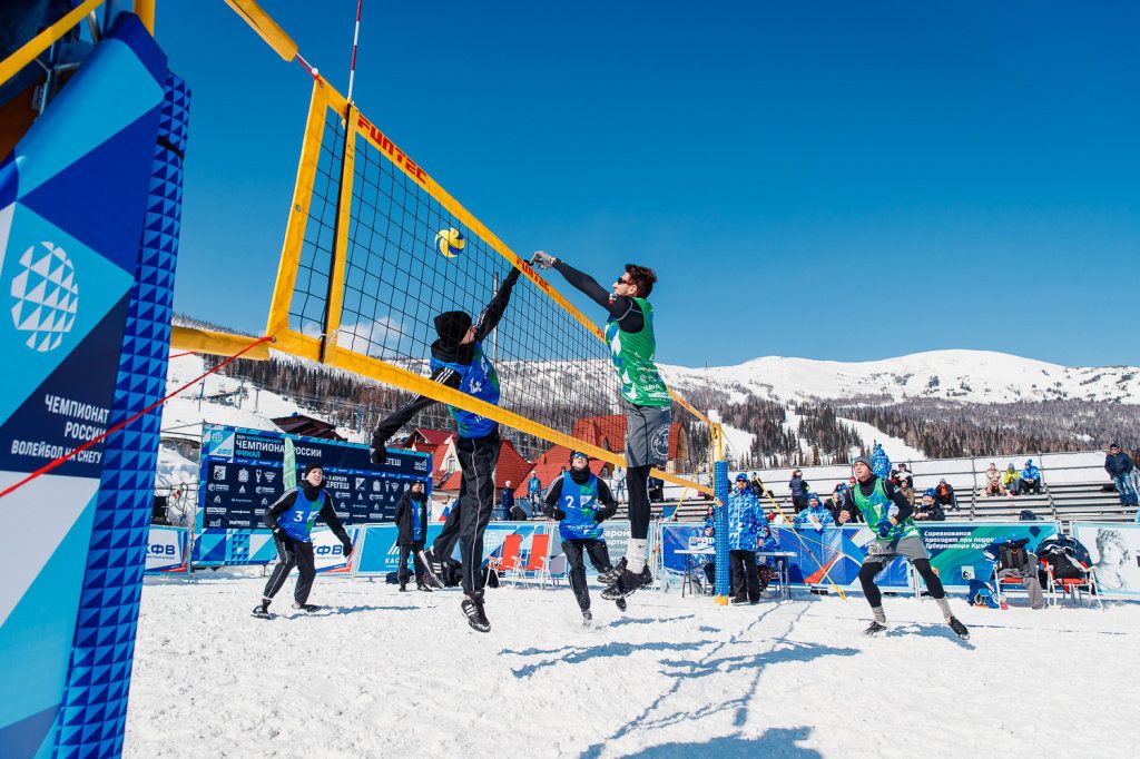 «Динамо-Татарстан» победило на чемпионате России по волейболу на снегу