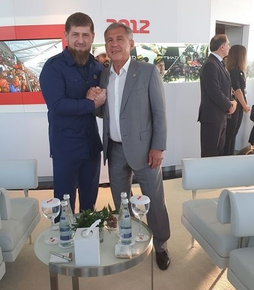 Минниханов и Кадыров встретились на финале «Формулы-1» в Абу-Даби