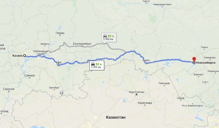 Казань и Новосибирск свяжут дорогой за 45 млрд рублей 