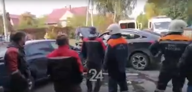 В Казани водитель иномарки умер прямо за рулем, спровоцировав массовое ДТП – видео