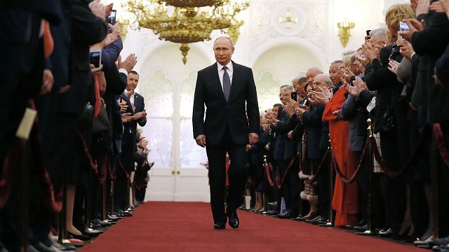 Владимир Путинның Россия Президенты вазифасына керешү тантанасы
