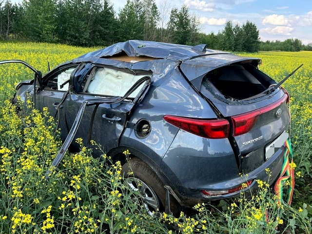 Непристегнутый автомобилист устроил для себя смертельное ДТП на трассе в Татарстане