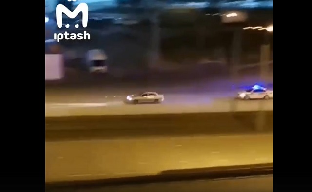 В Казани семь экипажей ДПС устроили ночную погоню за гонщиком на «Ладе» – видео
