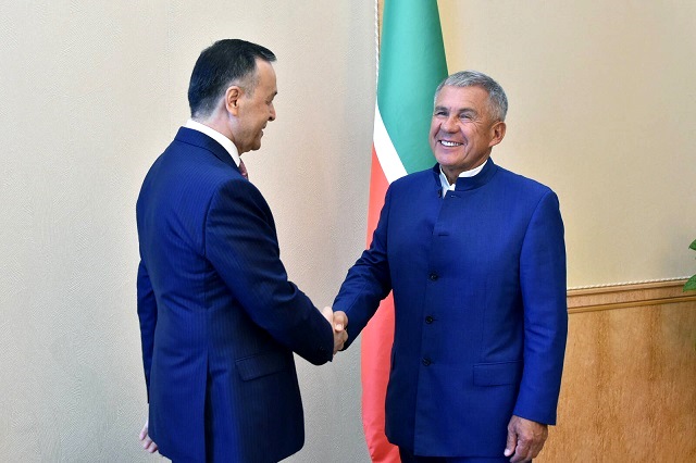Минниханов: Татарстан заинтересован в развитии сотрудничества с Таджикистаном