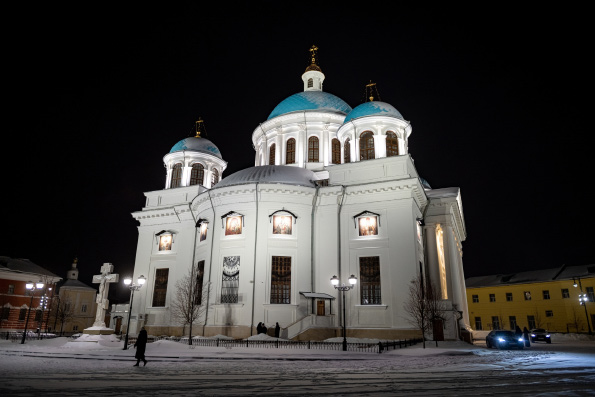 «Трансляция на ТНВ»: Рождественские богослужения в Соборе Казанской иконы Божией Матери