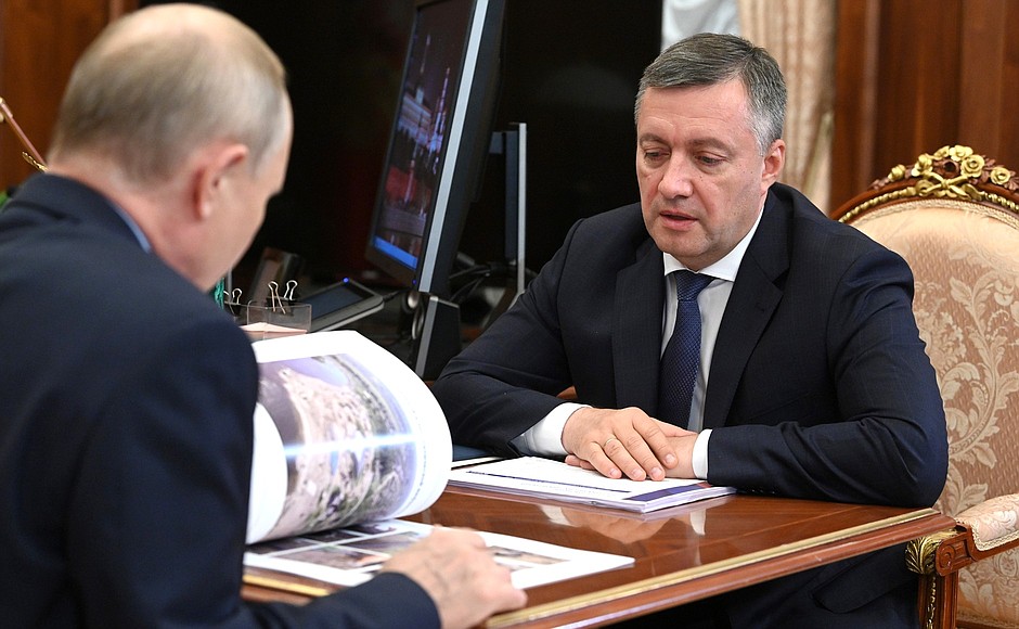 Губернатор Иркутской области попросил у Путина финансовой поддержки