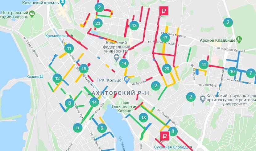 Муниципальные парковки Казани будут работать бесплатно 8 и 9 марта
