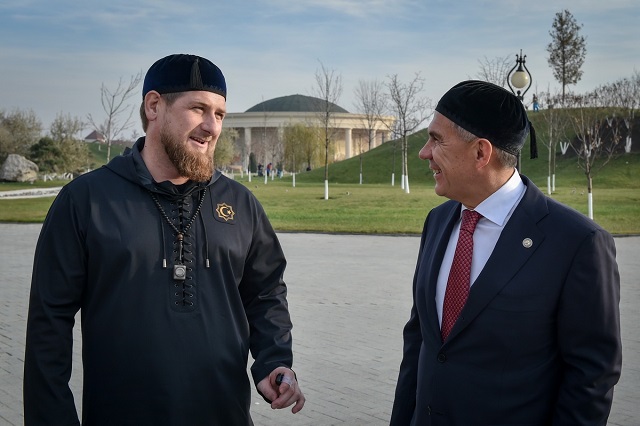 Рустам Минниханов прибыл с рабочей поездкой в Чечню