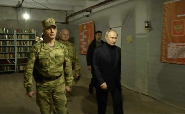 Владимир Путин посетил штаб группировки войск «Днепр» на херсонском направлении