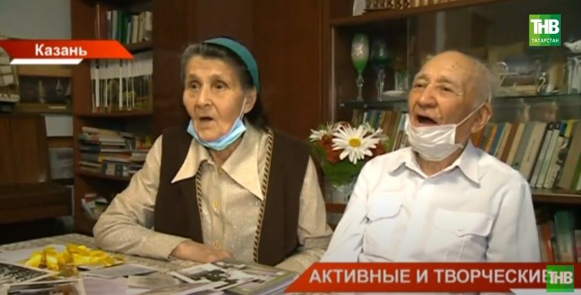 «Секрет жизнелюбия и долголетия»: чем занимается творческая семья Тукаевых из Казани в свои 90 - видео