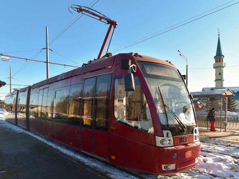 В Казани трамвай сбил насмерть пожилую женщину