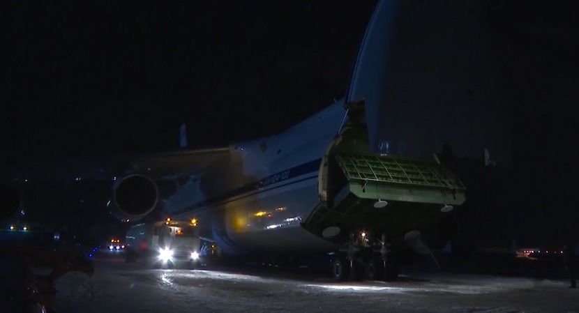 Минобороны РФ направило самолет с гуманитарной помощью в США