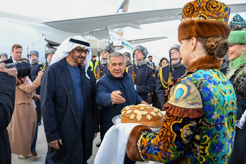 Берләшкән Гарәп Әмирлекләре Президенты Казанда узучы БРИКС саммитына килде