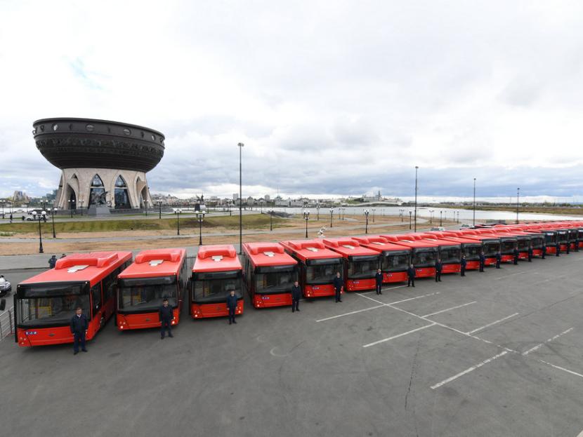 30 новых автобусов появятся в Казани в этом году