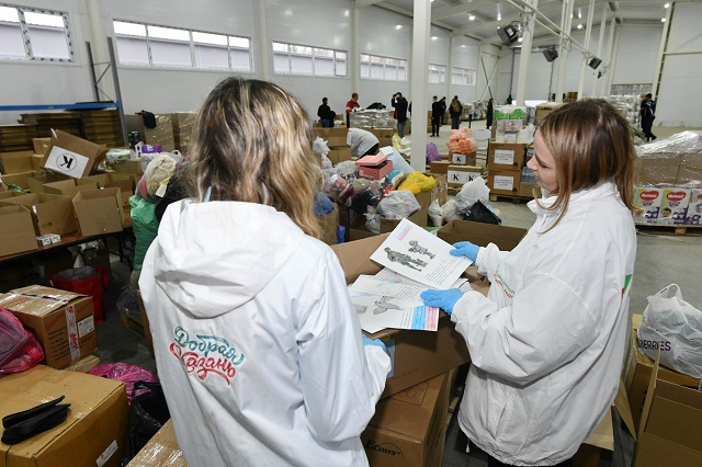 Казанцы за 10 дней собрали 105 тонн гуманитарной помощи жителям Лисичанска