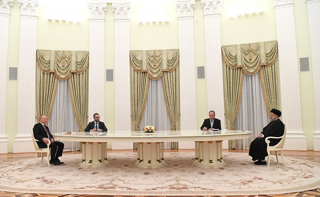 Путин обсудил с президентом Ирана вопросы двустороннего сотрудничества