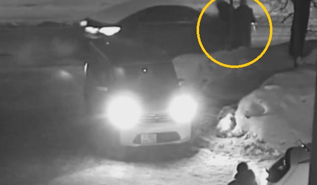 Момент наезда автолихача на двух женщин в день 8 Марта попал на видео в Казани
