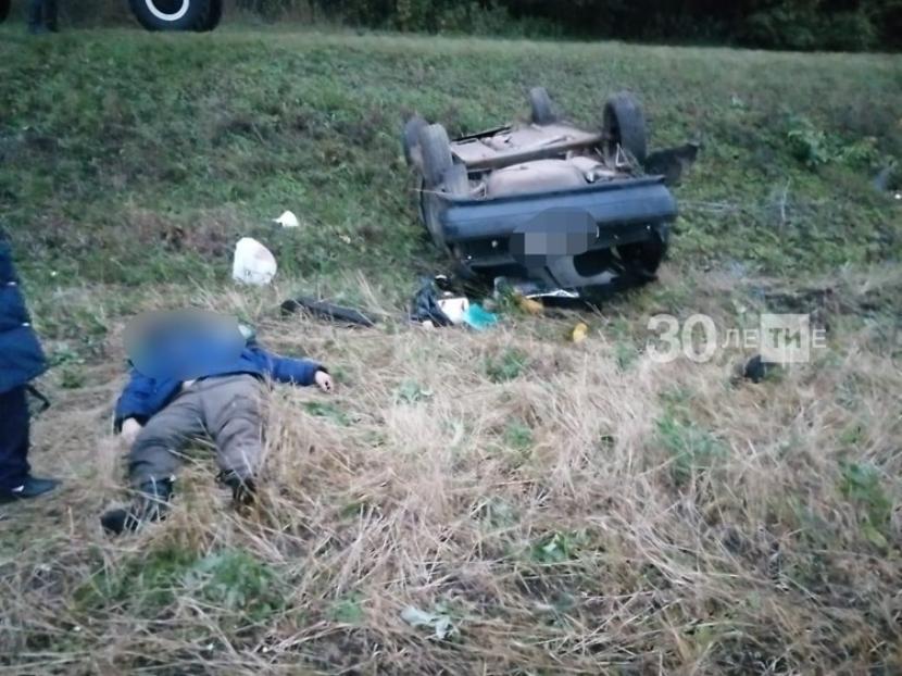 В Татарстане погиб пассажир, вылетевшей в кювет «Лады»