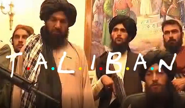 Неизвестный автор представил Талибов героями сериала «Друзья» – видео