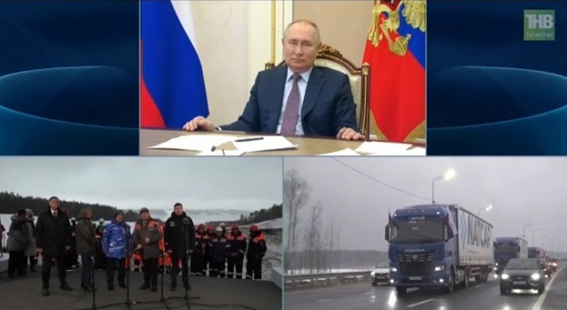 Путин заявил, что хотел бы сам проехать по трассе М-12