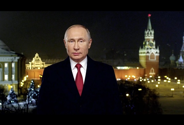 Новогоднее обращение президента России Владимира Путина – видео