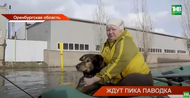 Бедствие в Орске: репортаж ТНВ из города, где передвигаются на лодках, и спасаются как могут