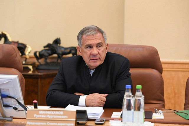 Минниханов провел заседание Совета директоров компании «Татнефть»