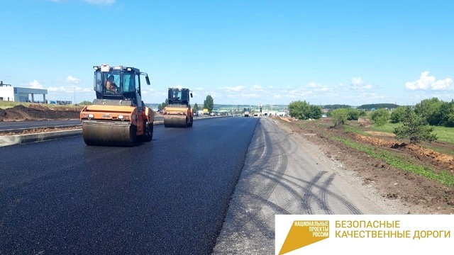 В Татарстане по нацпроекту ремонтируют участок дороги «Набережные Челны – Водозабор»