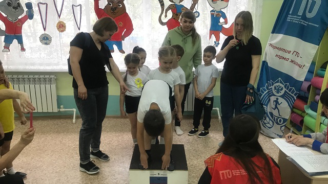 В Азнакаево по нацпроекту прошла сдача норм ГТО среди дошкольников