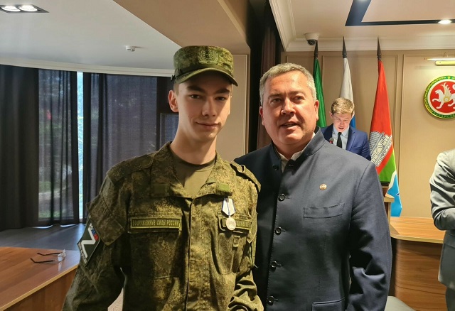 Президент РФ удостоил бойца СВО из Татарстана Игоря Арчибасова медали «За отвагу»