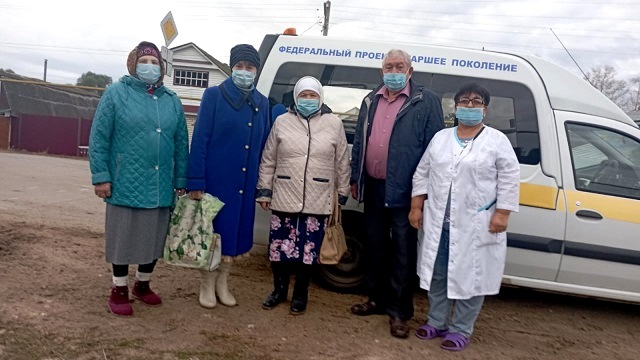 В Тетюшском районе РТ по нацпроекту доставили в медучреждения 400 пожилых людей