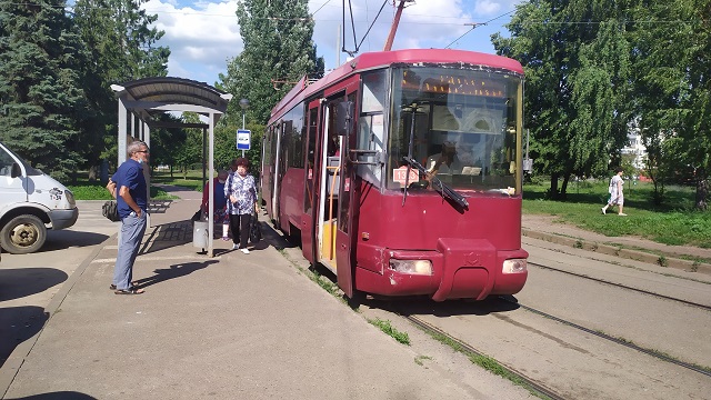 В Казани продолжается ремонт трамвайных путей