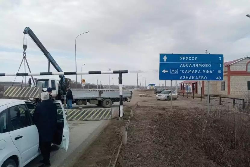 Аварийное закрытие моста между Татарстаном и Башкирией приняли за закрытие границы