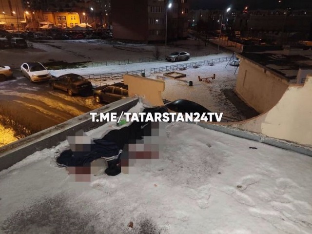 В Казани мужчина разбился насмерть, выпав из окна на козырек подъезда