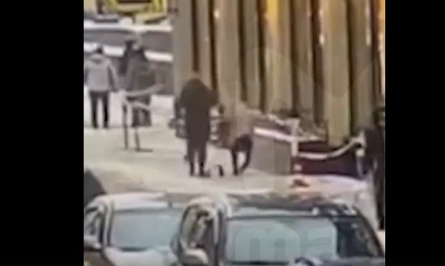 Видео: в центре Петербурга на голову прохожей упала ледяная глыба – женщина в коме