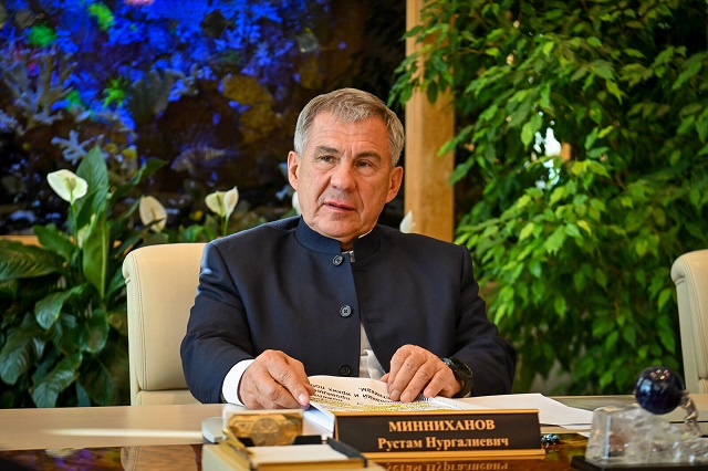 Минниханов в Туркменистане обсудил Бердымухамедовым сотрудничество