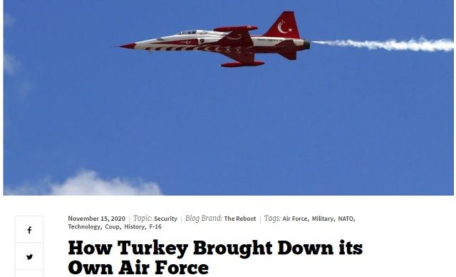 National Interest: Турции понадобились С-400 из-за нехватки пилотов истребителей