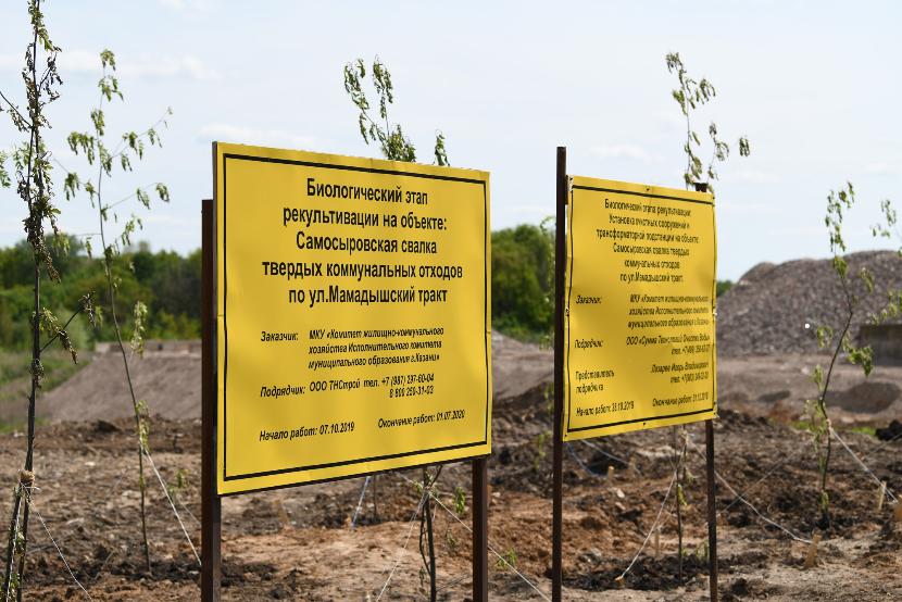 Проект по озеленению Самосыровской свалки в Казани вступил в практическую фазу