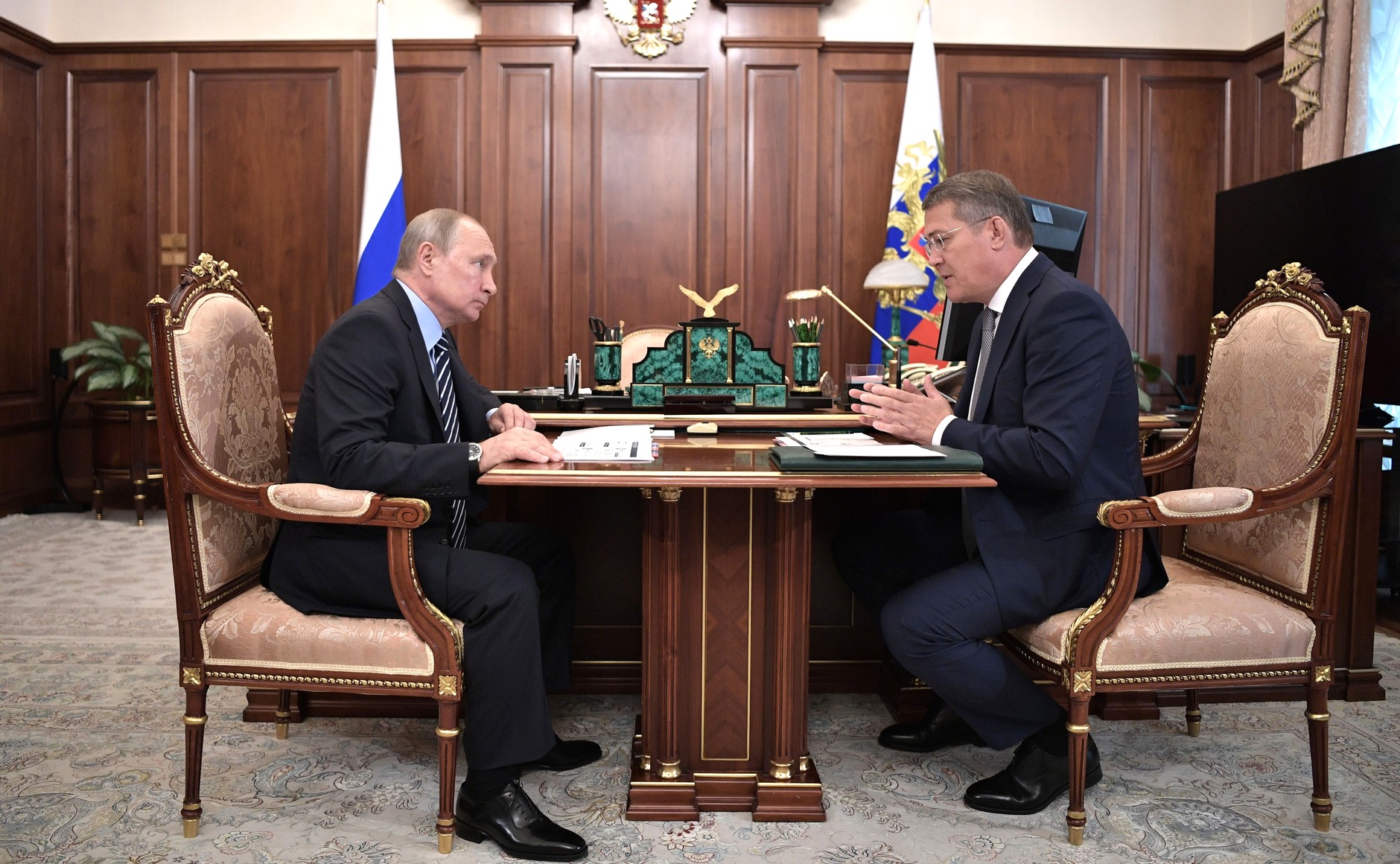 Радий хабиров день рождения. Радий Хабиров встреча с Путиным.